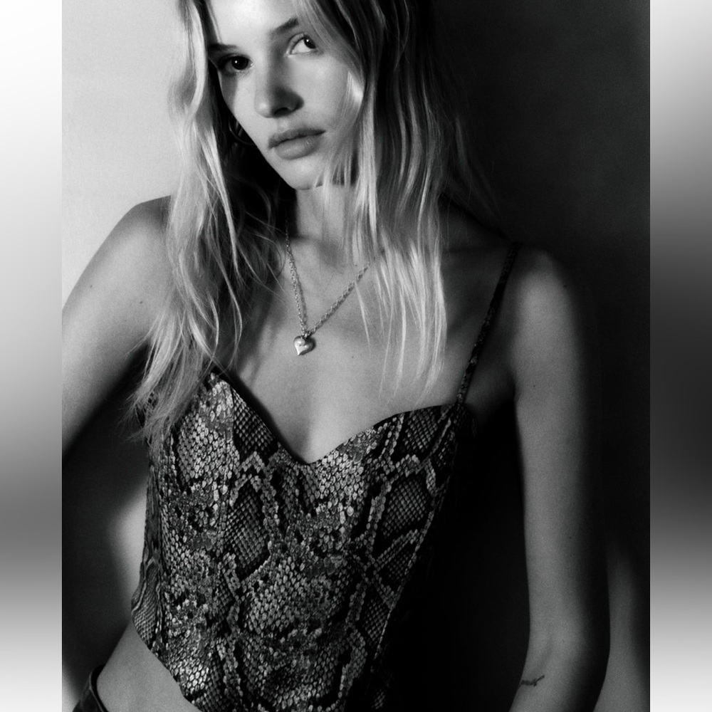 Zara Snake Corset Top